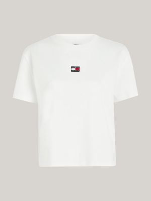 Camiseta Reciclada com Corte Clássico e Estampa de Emblema