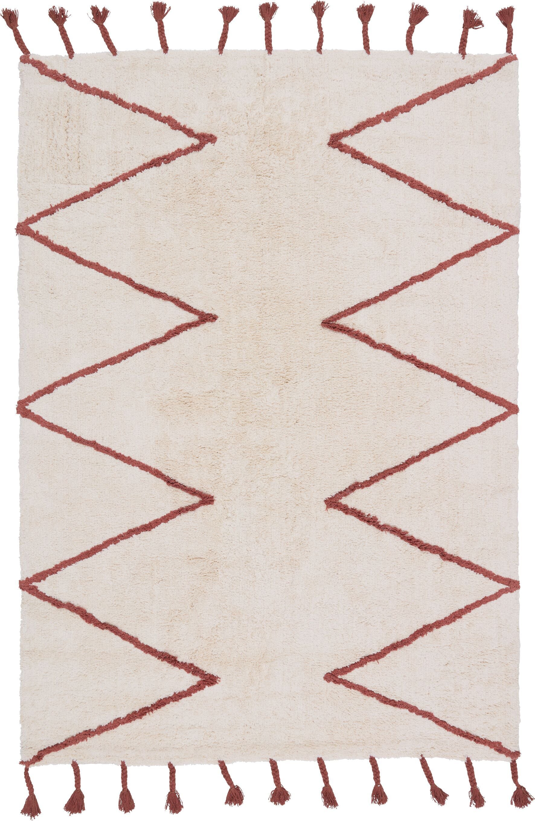 MARAVILLA Teppich - weiss / B: 120.0 cm x T: 170.0 cm