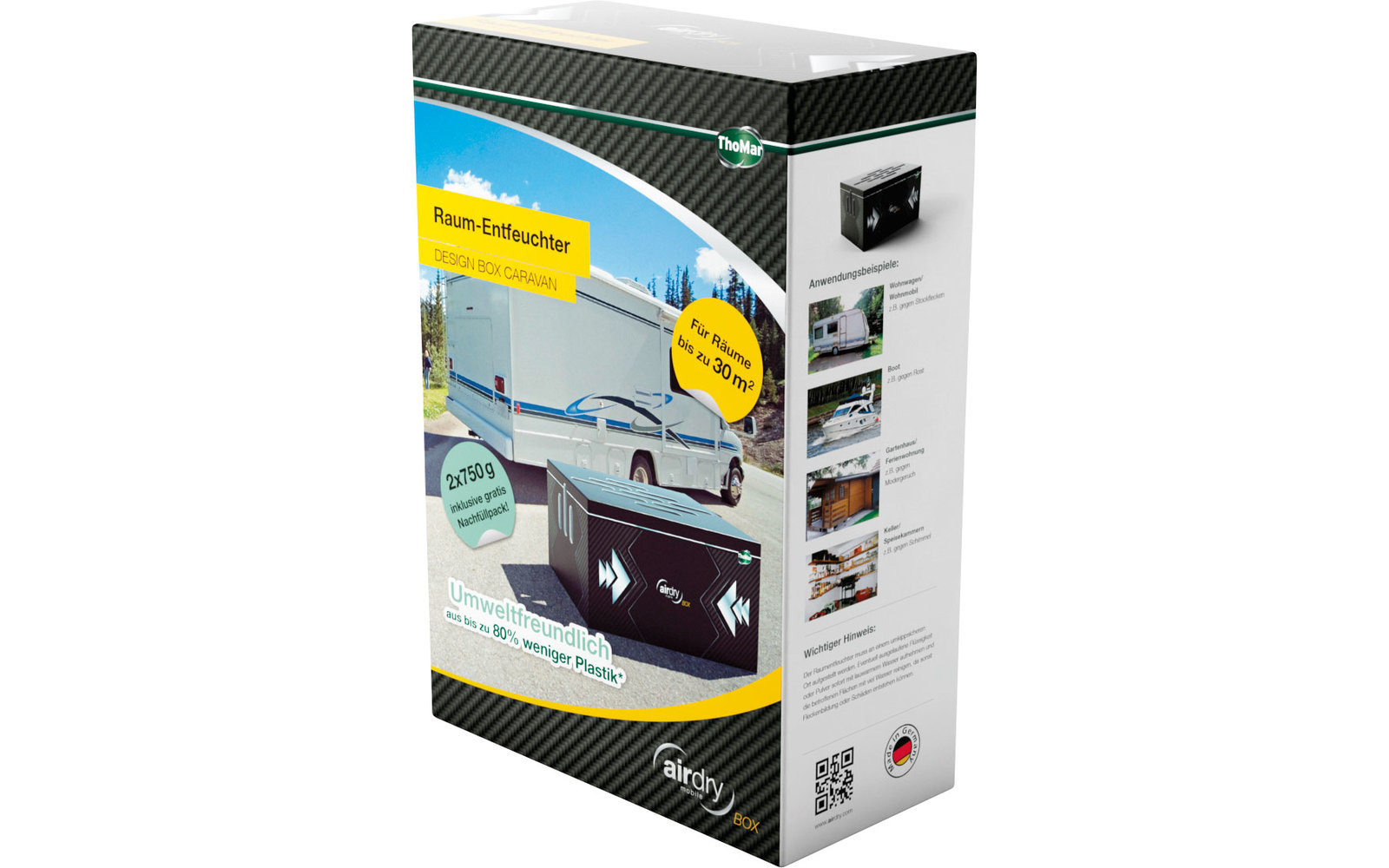 Thomar airdry mobile Design Box Caravan Raum-Entfeuchter