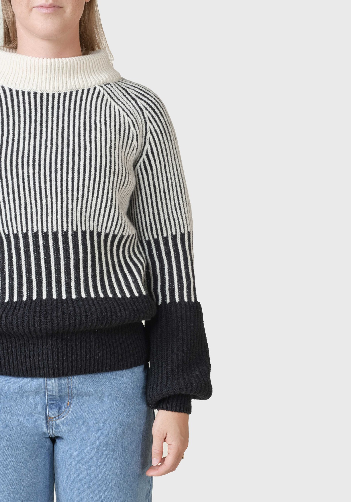 Klitmøller Collective Strickpullover Betty Black/Cream
