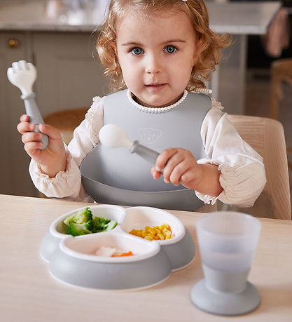 BabyBjörn Geschirr-Set - 8 Teile - Grau