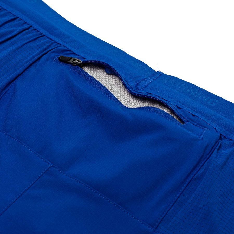 Nike Short Running Dri-FIT Stride 2 EN 1 - Bleu/Noir/Argenté