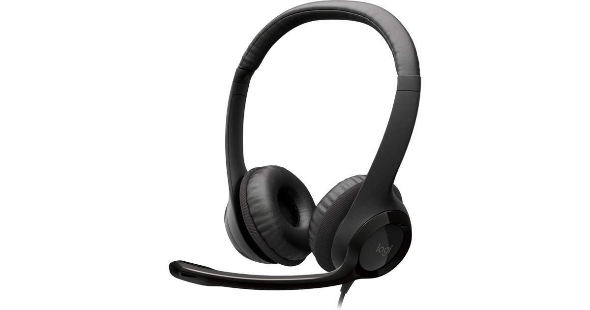 LogitechUSB Headset H390 on-ear   (Zwart, Retail)