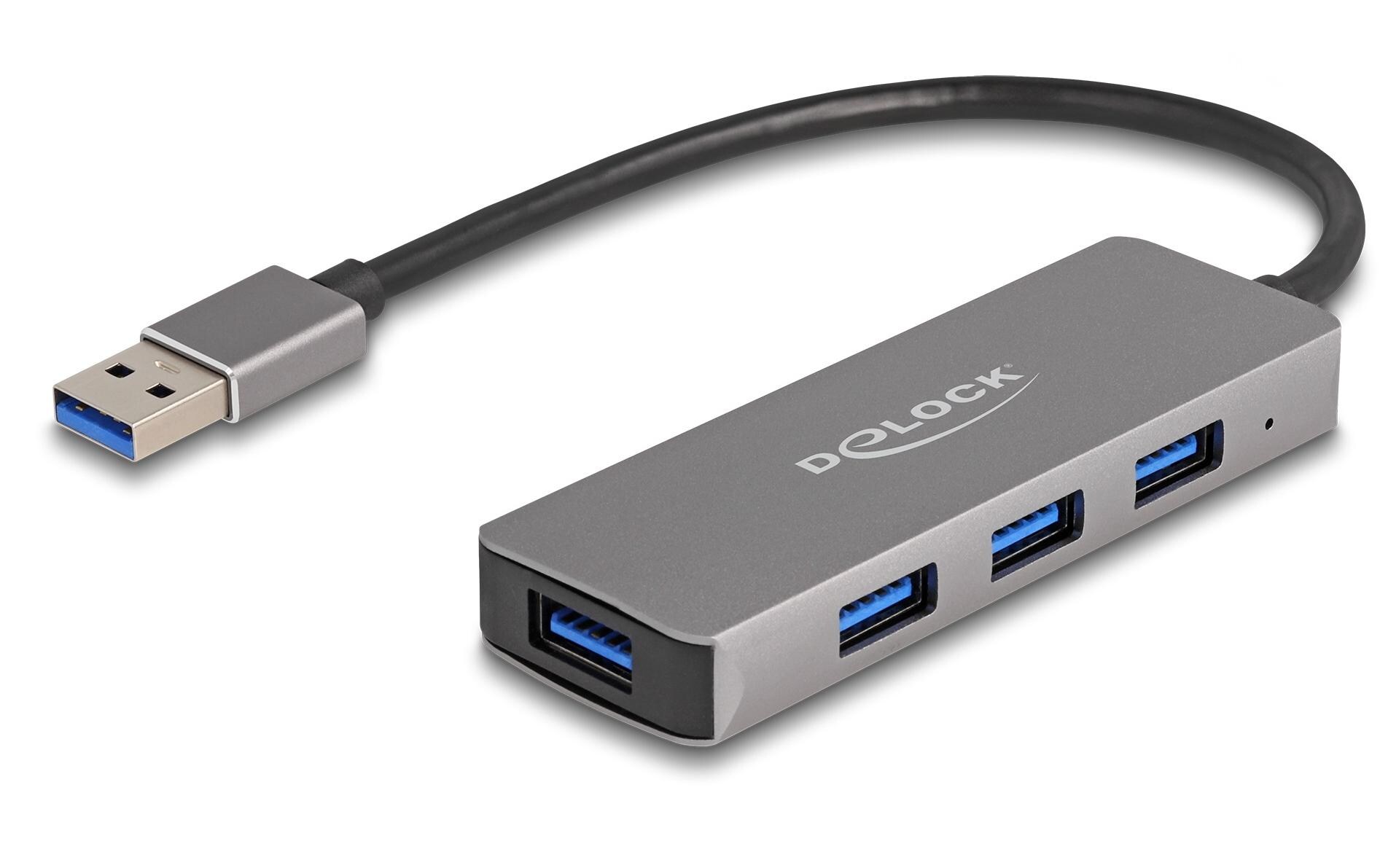 USB-Hub 4 x USB 3.0 Typ-AVier-Port-USB-A-Hub