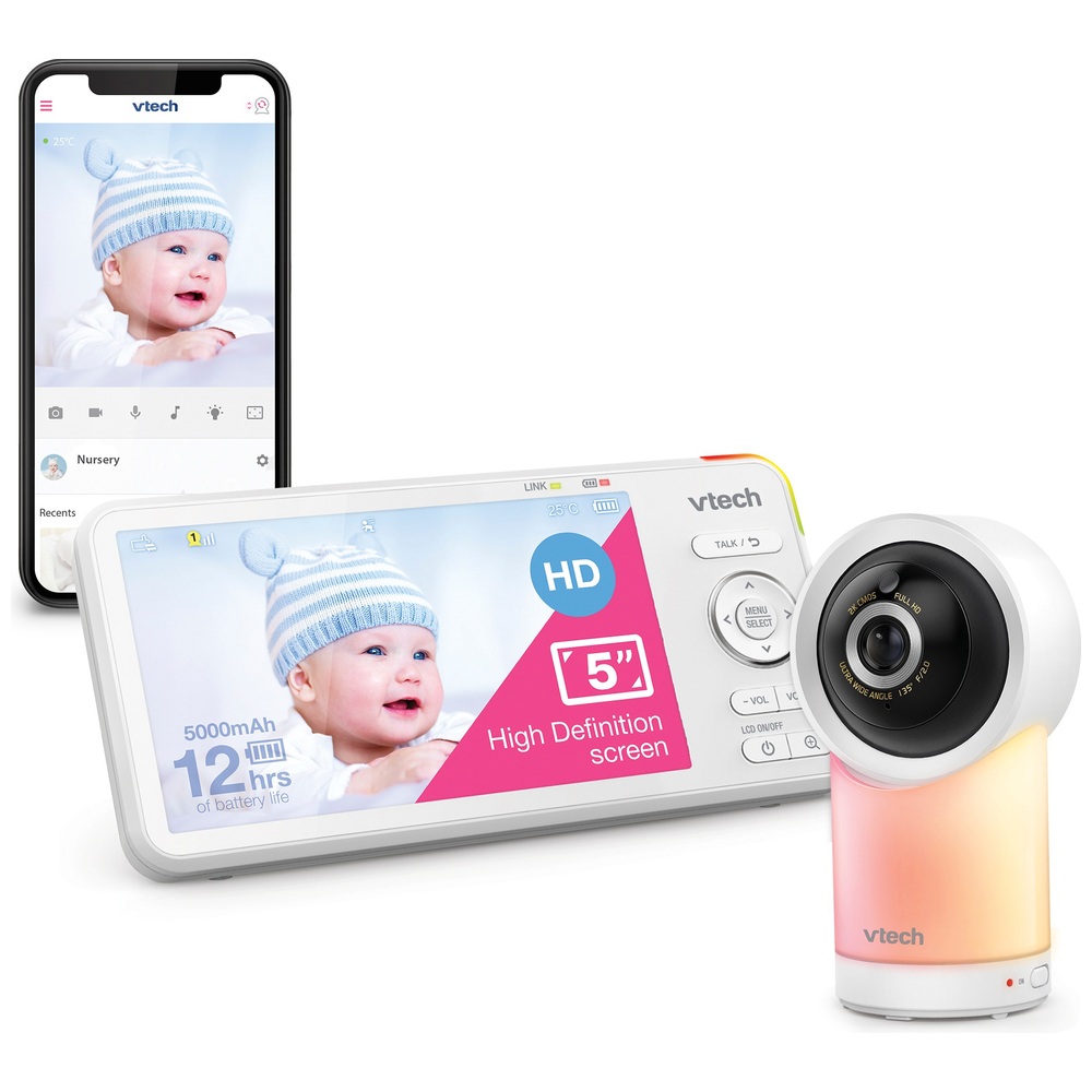 VTech RM5766HD 5-Zoll Smart WiFi Video-Babyphone