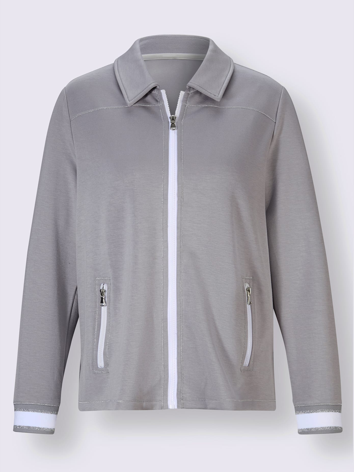 Blazer en jersey poches avec fermeture à glissière pratiques