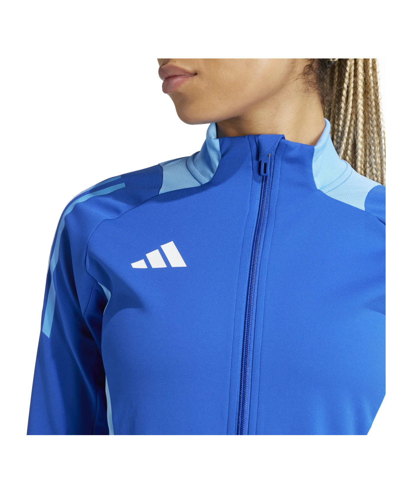 adidas Tiro 24 Competition Trainingsjacke Damen Blau