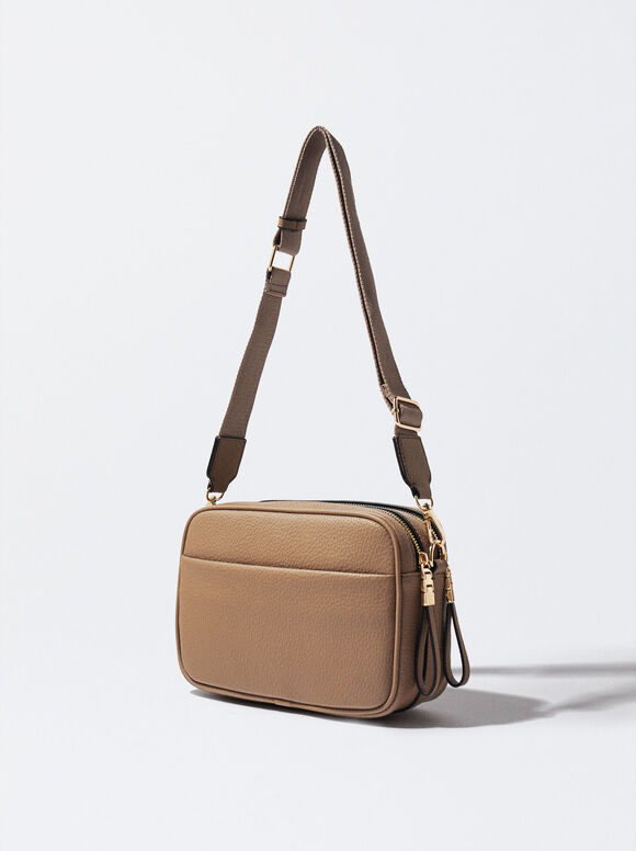 Bolsa de ombro personalizável - Marrom