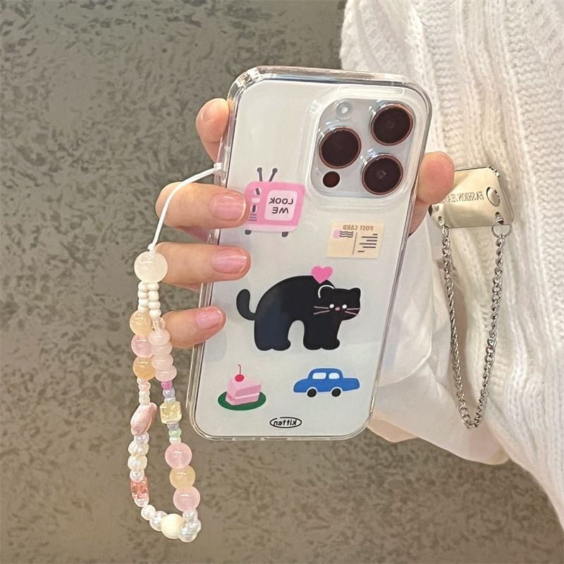 Fonekase - Kattentelefoonhoesje - iPhone 15 Pro Max / 15 Pro / 15 / 14 Pro Max / 14 Pro / 14 / 13 Pro Max / 13 Pro / 13 / 12 Pro Max / 12 Pro / 12 / 11