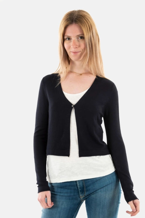 Gilets cardigans morgan 231-mzina marine