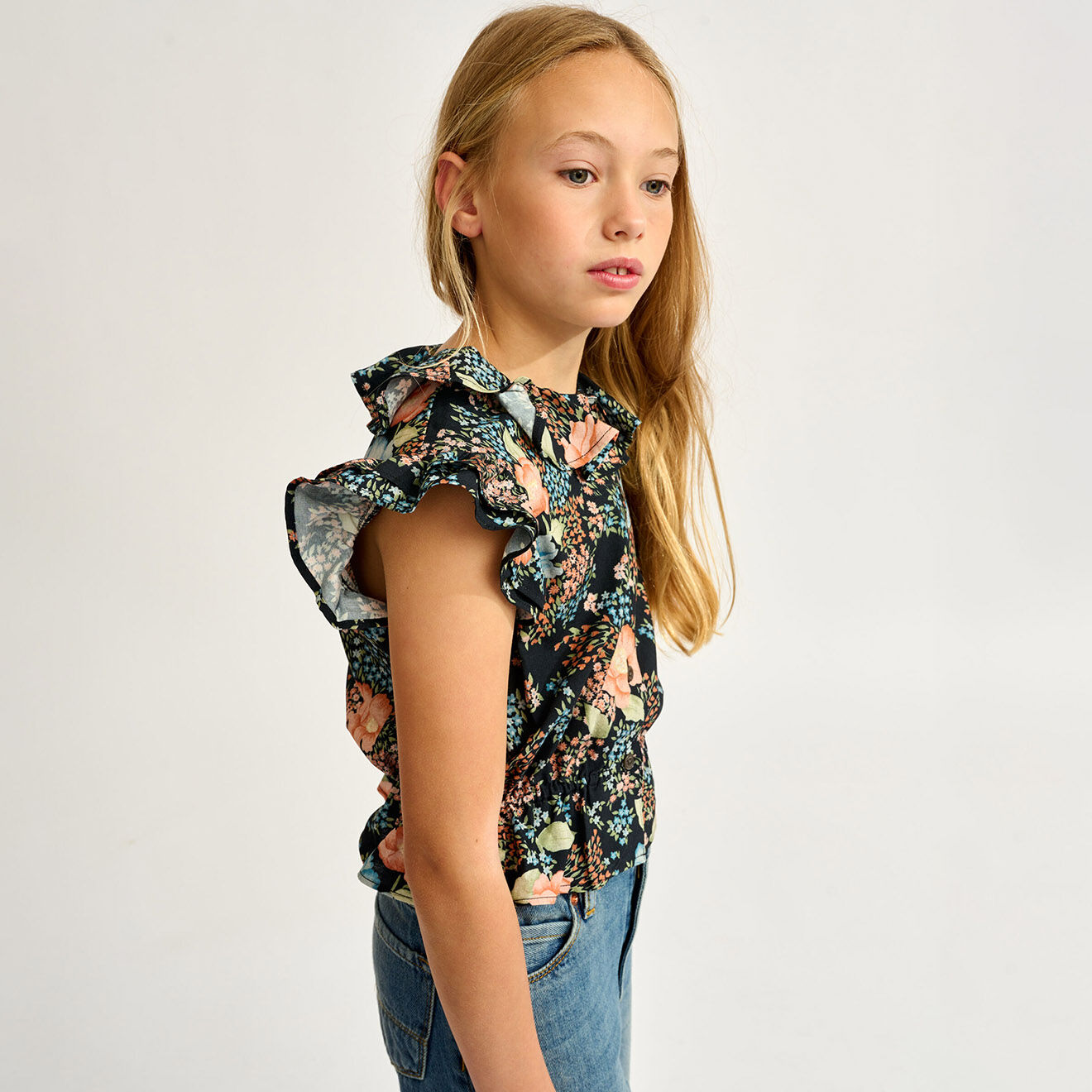 Bellerose Chemise Pooker imprimée noire