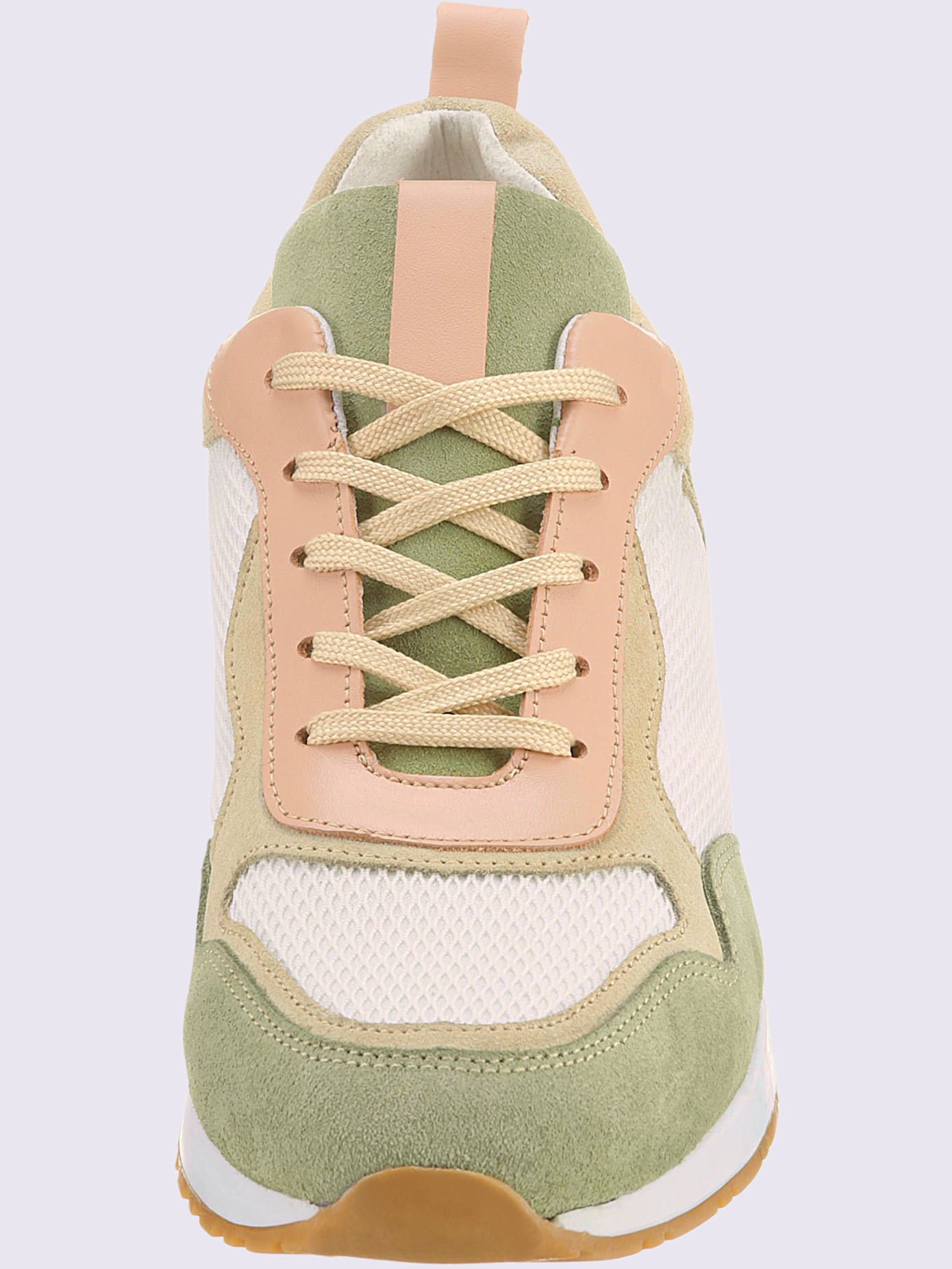 Baskets cuir de bœuf nappa et velours