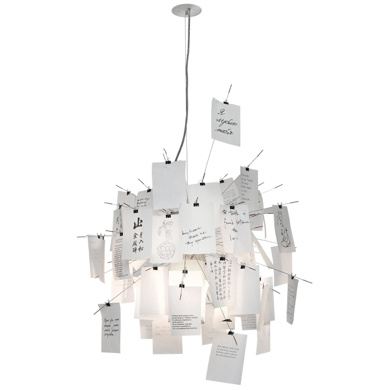 Ingo Maurer Zettel'z 6 hanglamp Ø80 snoer 4m