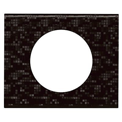 Plaque de finition simple Legrand Céliane matière cuir pixels