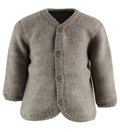 Joha Cardigan - Wolle - Hellbraun