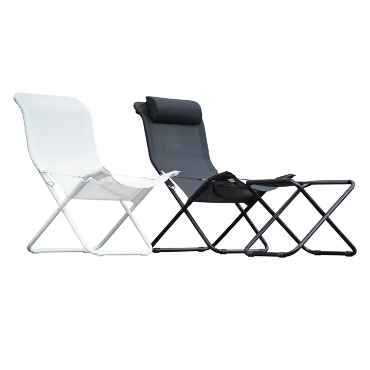 Fiam - Fiesta Sessel, Aluminium / weiss