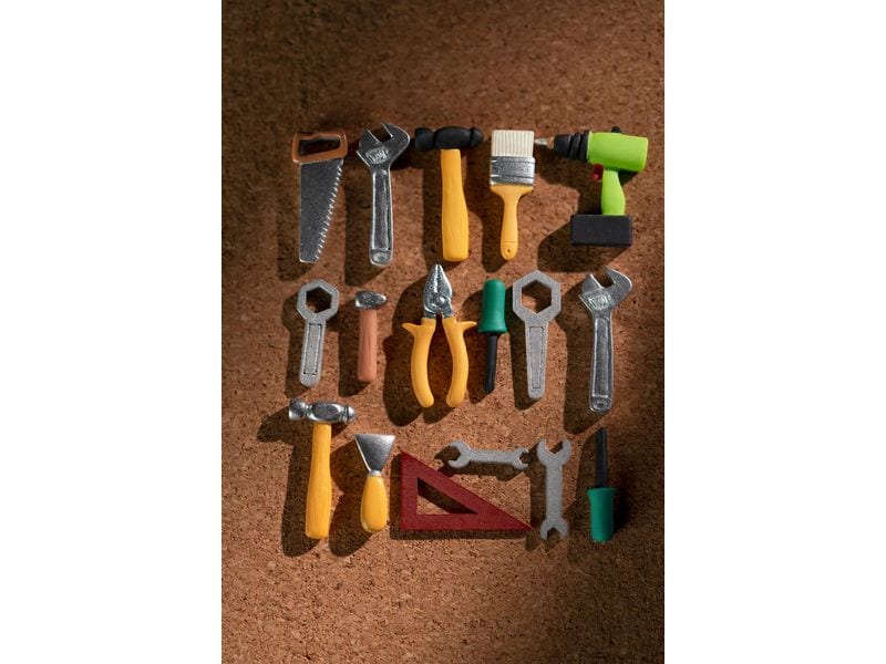 RoboTime Bausatz Garage Workshop 157-teilig 3D-Puzzle aus lasergeschnittenen Holzteilen