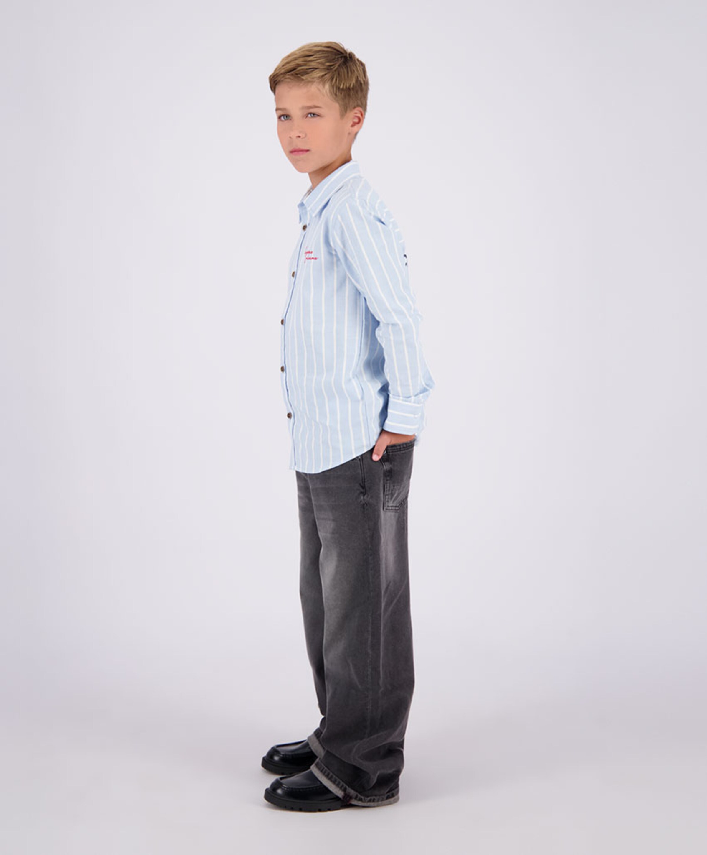 Vingino Luciano jongens jeans grijs