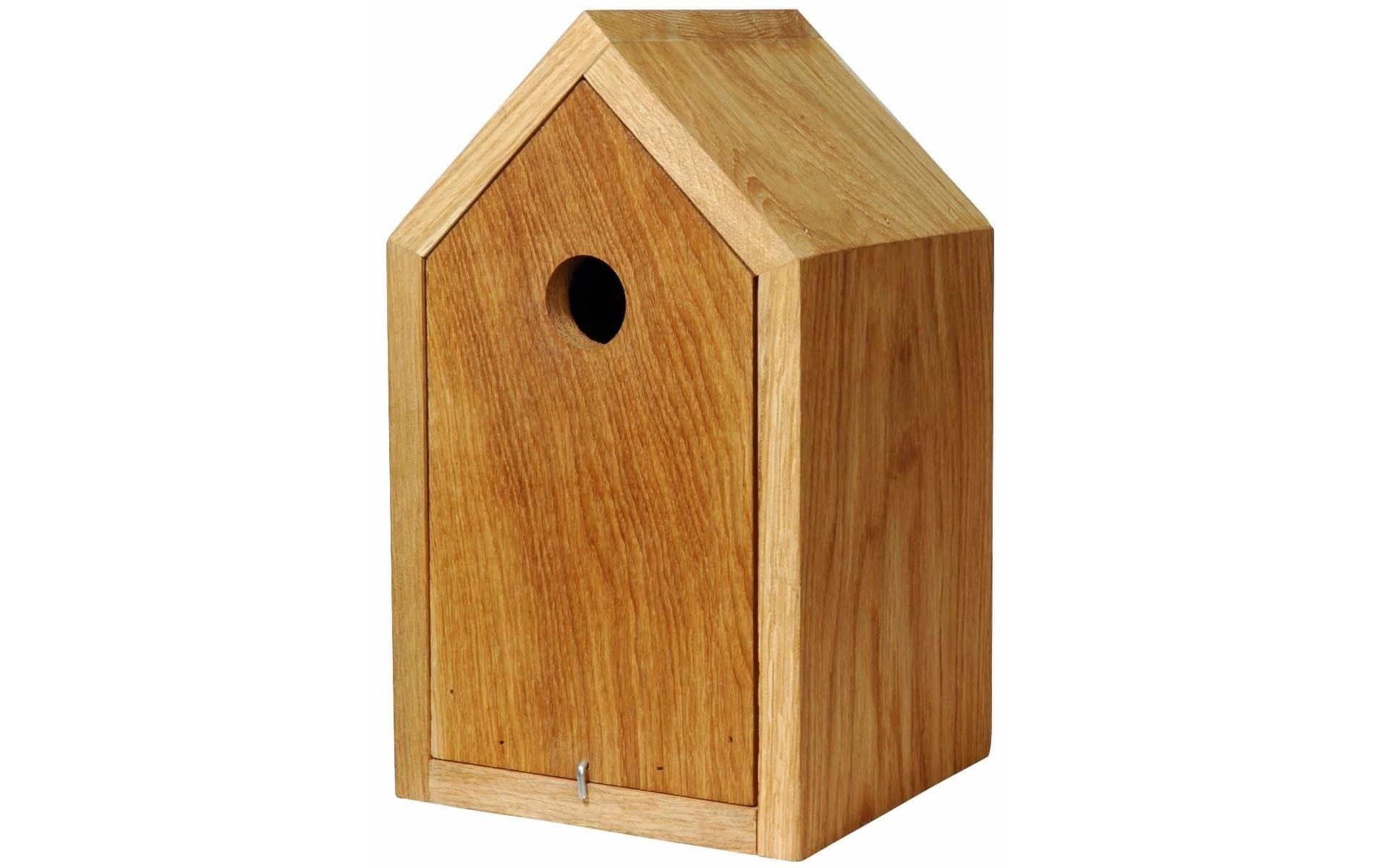 Nistkasten Design, 16 x 16 x 28.5 cm, Holz, BraunVogelnistkasten mit Spitzdach