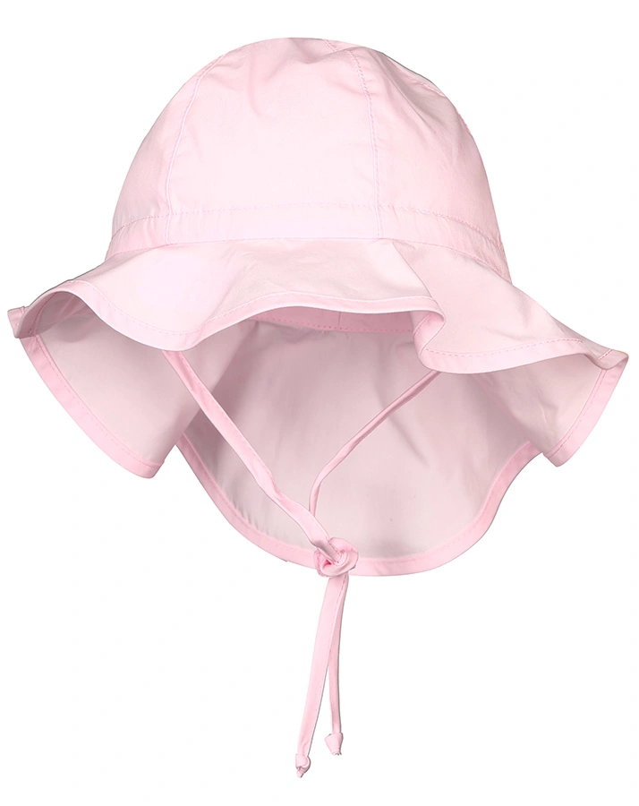 Sonnenhut BASIC SOMMER mit Nackenschutz in hellrosa