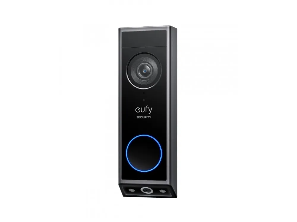 Eufy Security Video Doorbell E340 - Smart dørklokke - med kamera - batteridrevet - trådløs - Wi-Fi - 2.4 Ghz