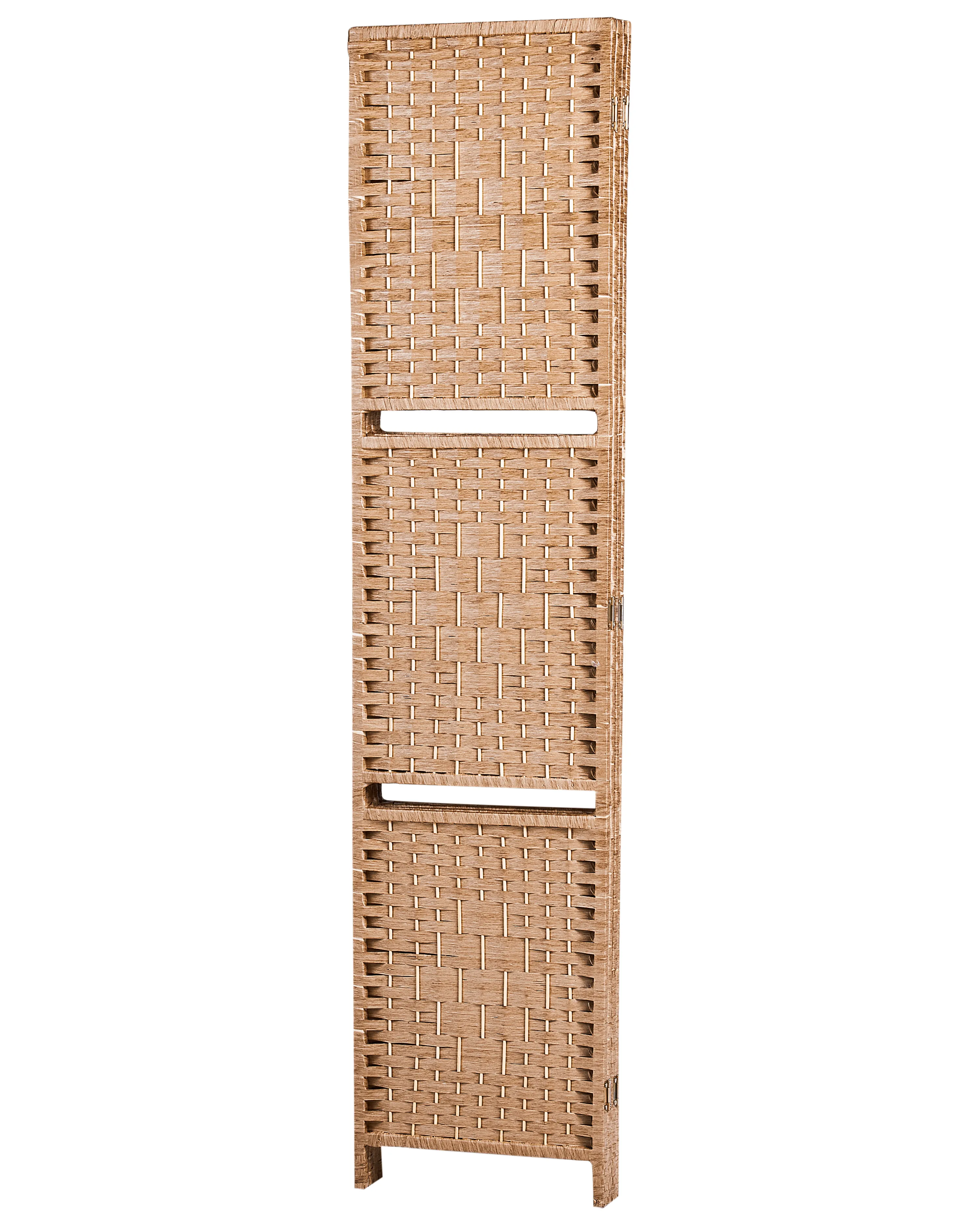 Roomdivider met 4 panelen TRAFOI Bruin 158 cm 170 cm