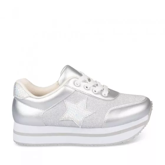 Baskets ANIS/ARGENT LOVELY SKULL