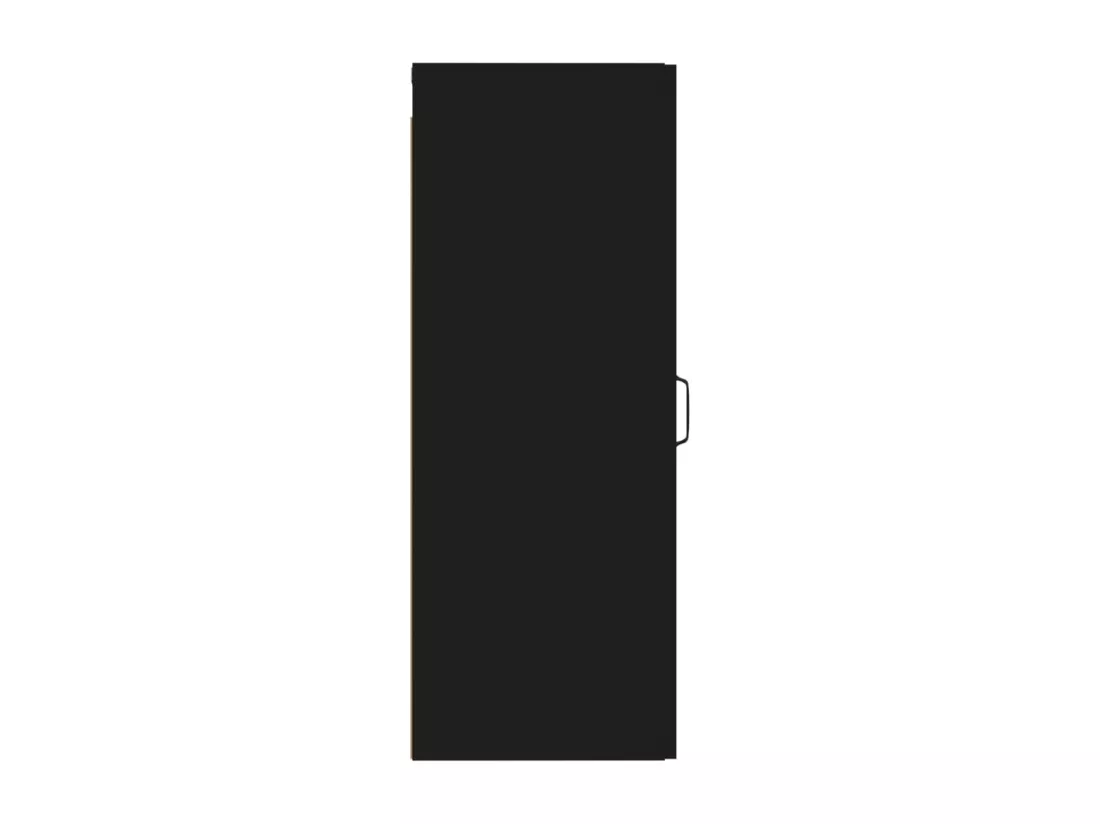 Armoire murale suspendue Noir 34,5x34x90 cm Bois d'ingénierie