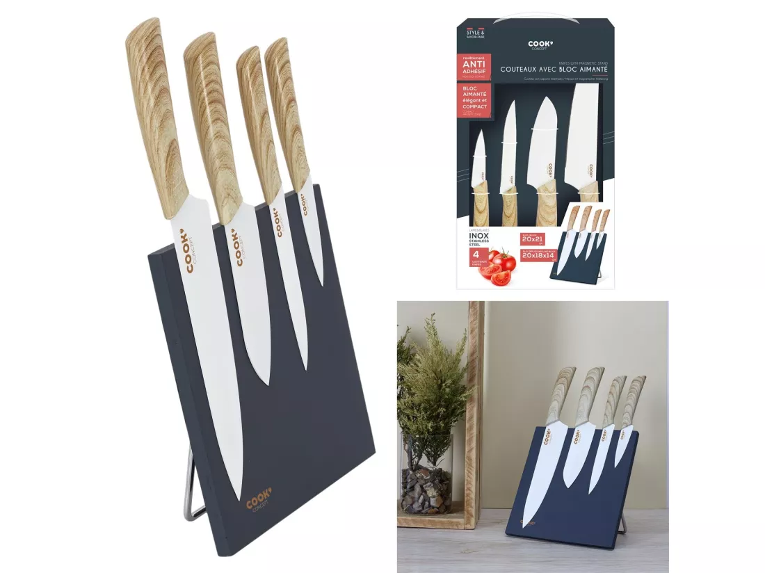 Couteau X4 Avec Support Aimante M4