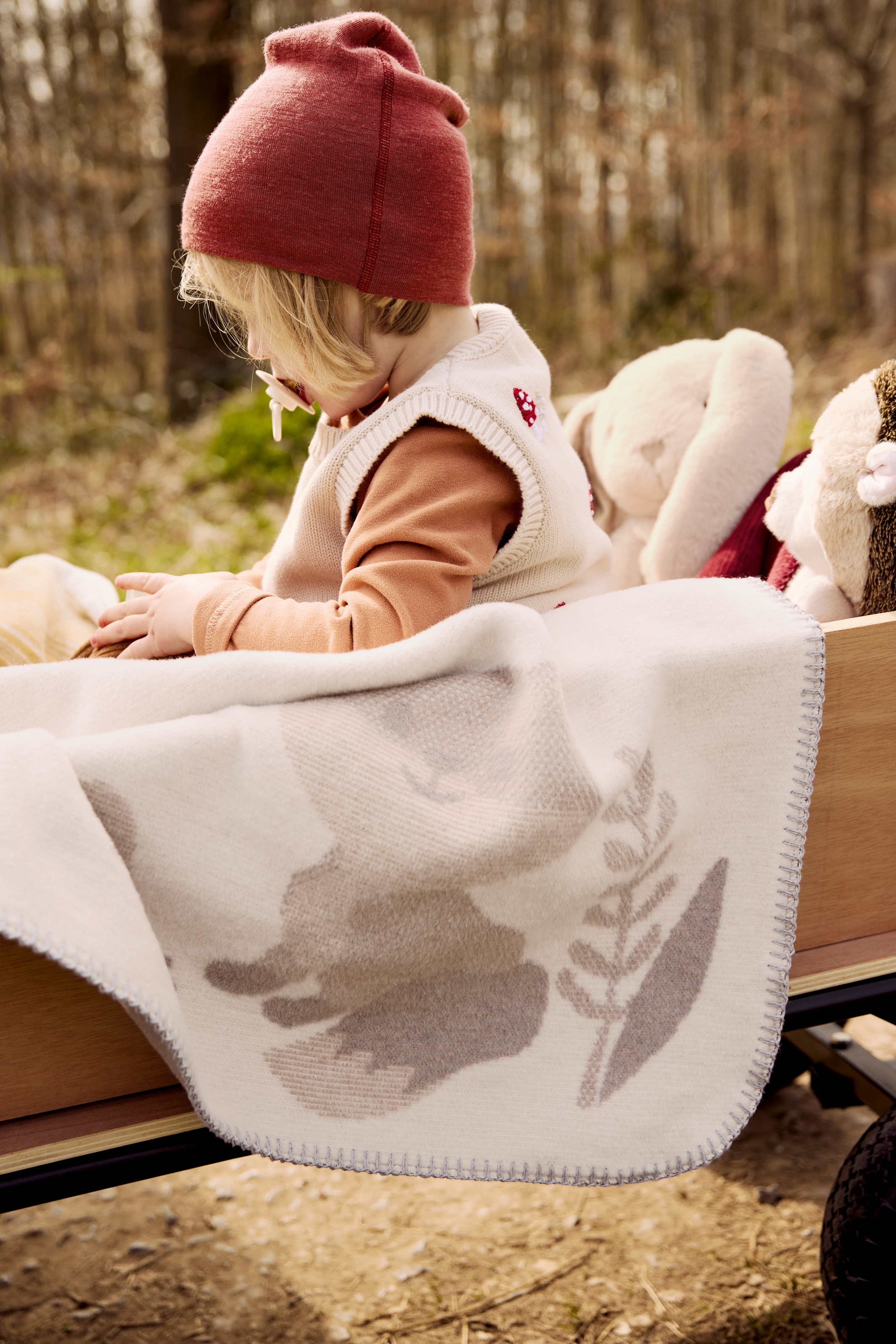 Biederlack Babydecke »Babydecke Foxy« 75 x 100, mit Zierstich