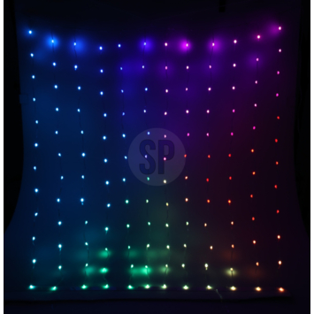 Gordijnverlichting multicolor 200 x 200 xm