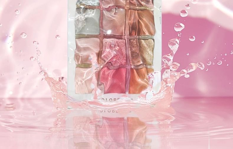 COLORROSE - Water Ripple Series Oogschaduwpalet - 3 soorten