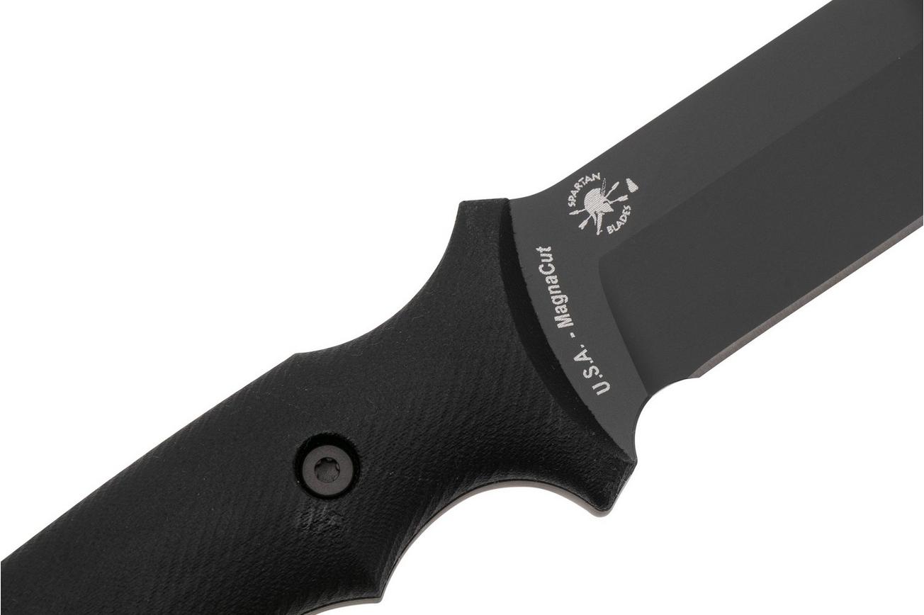 Spartan Blades Harsey Clandestina SB57BKBKKYBK Black, Black Micarta, survivalmes, kydex schede