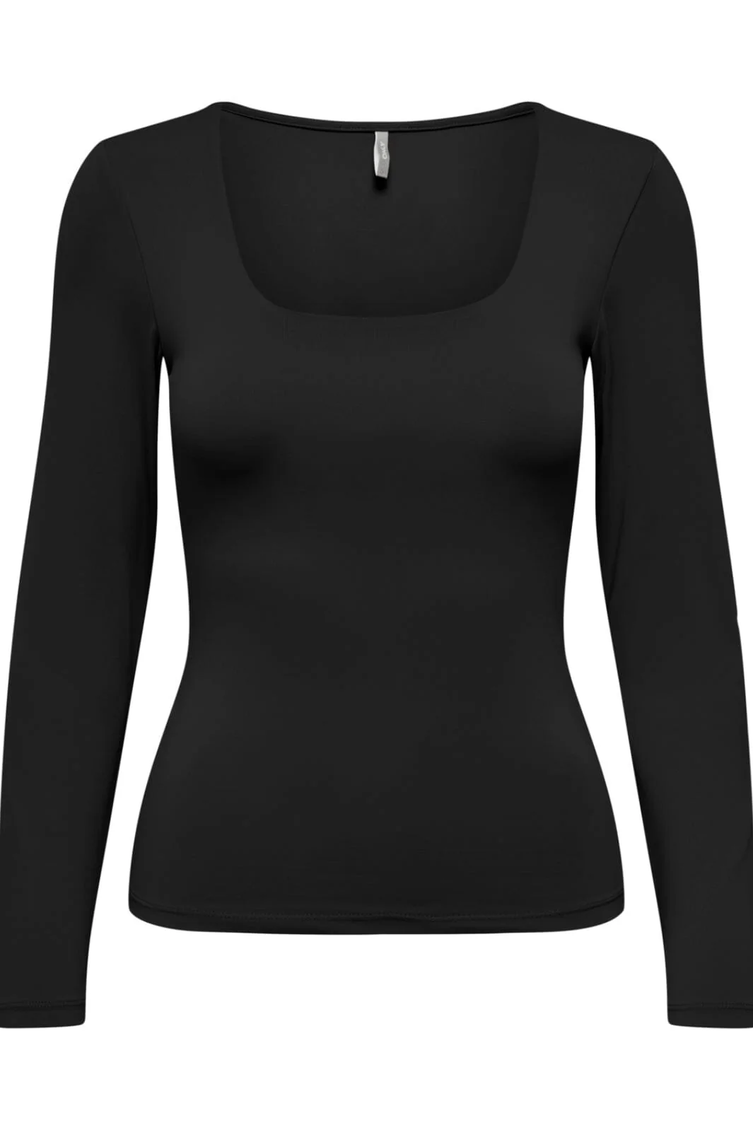 Only Onlea L/S 2-Way Deep Neck Top 4372227 black