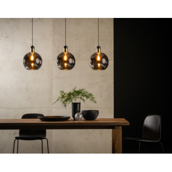 Lucide hanglamp Julius 3x40W fumé