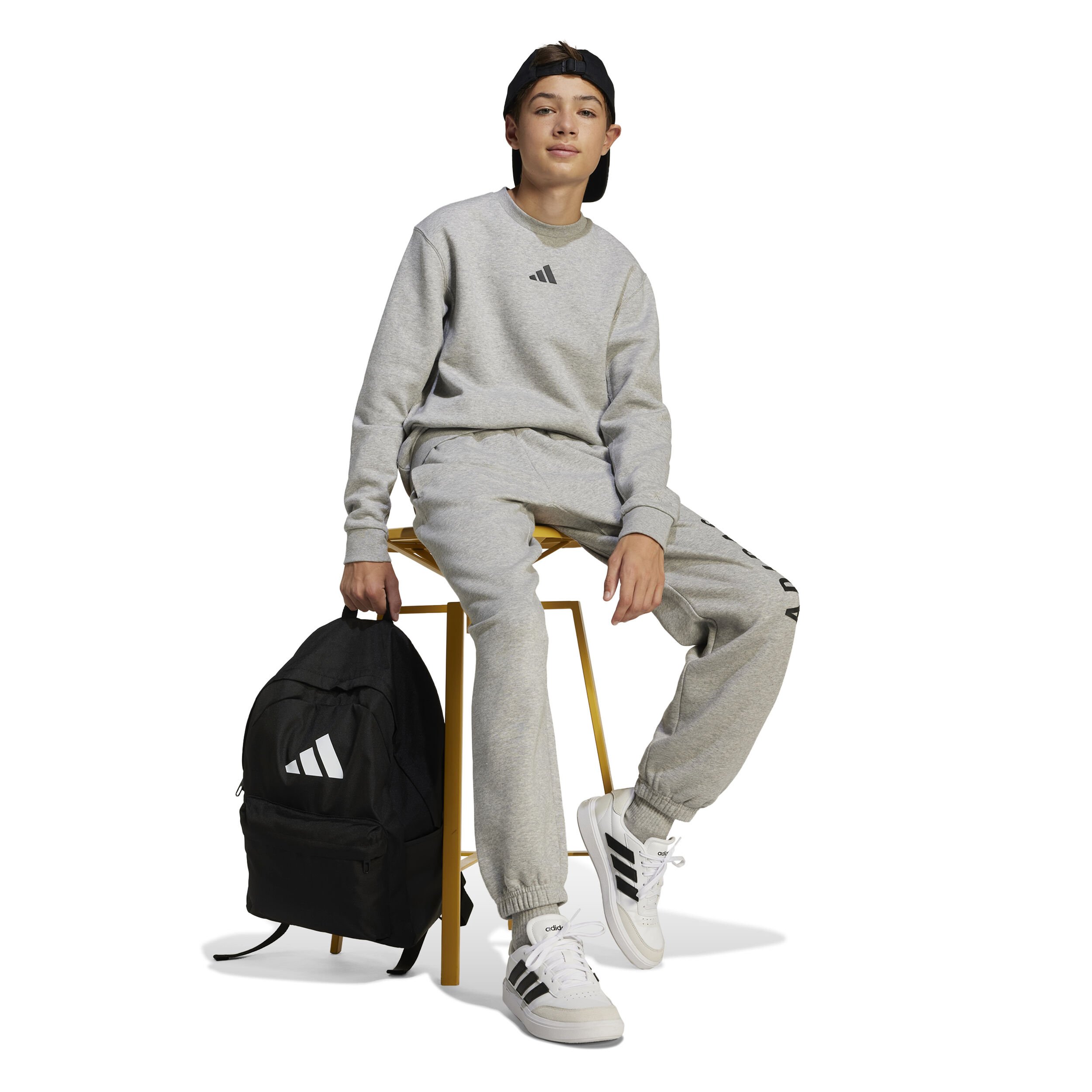 adidas All Season GFX Pantalon Survêtement Enfants - Gris