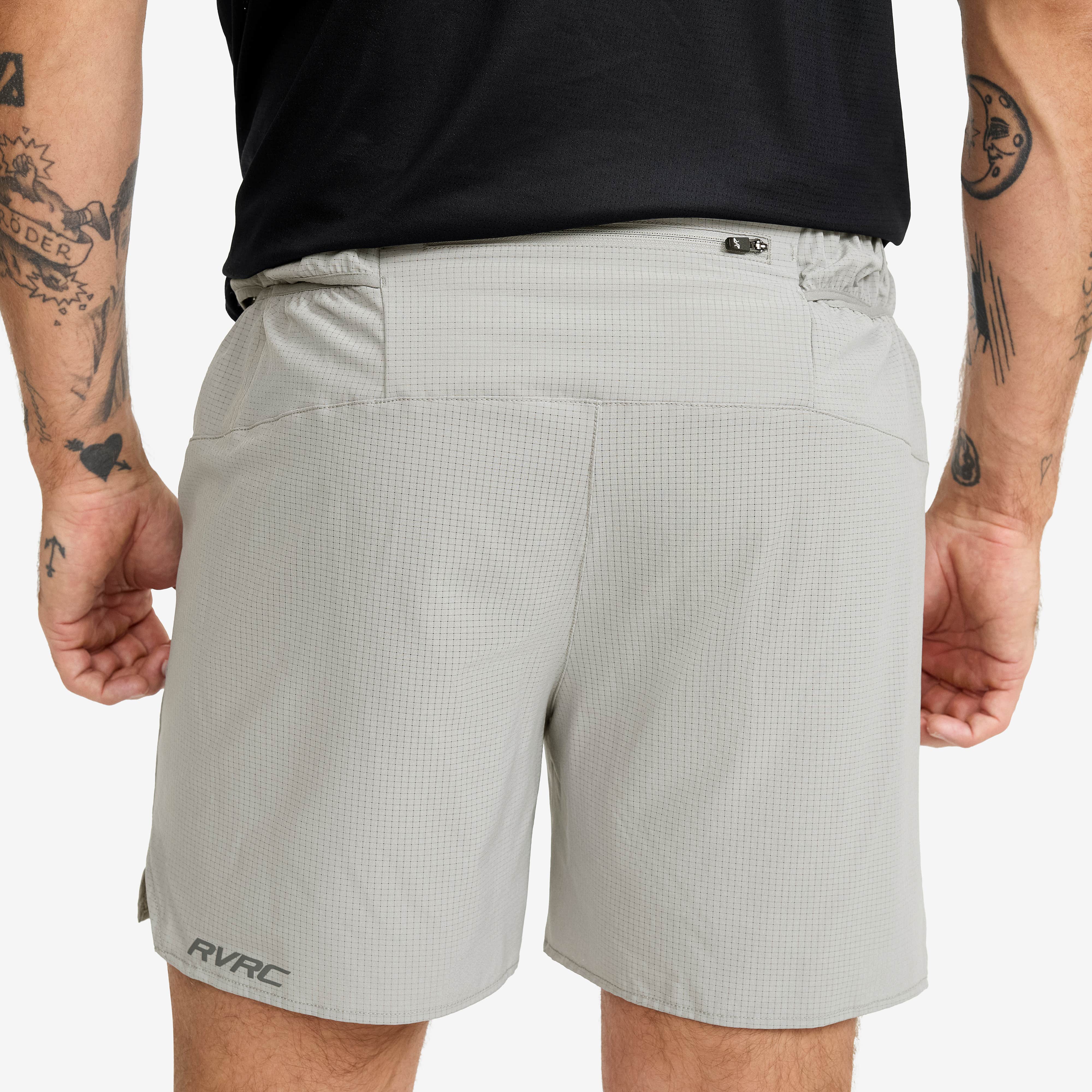 Rush Pro Shorts Herre Limestone Grey