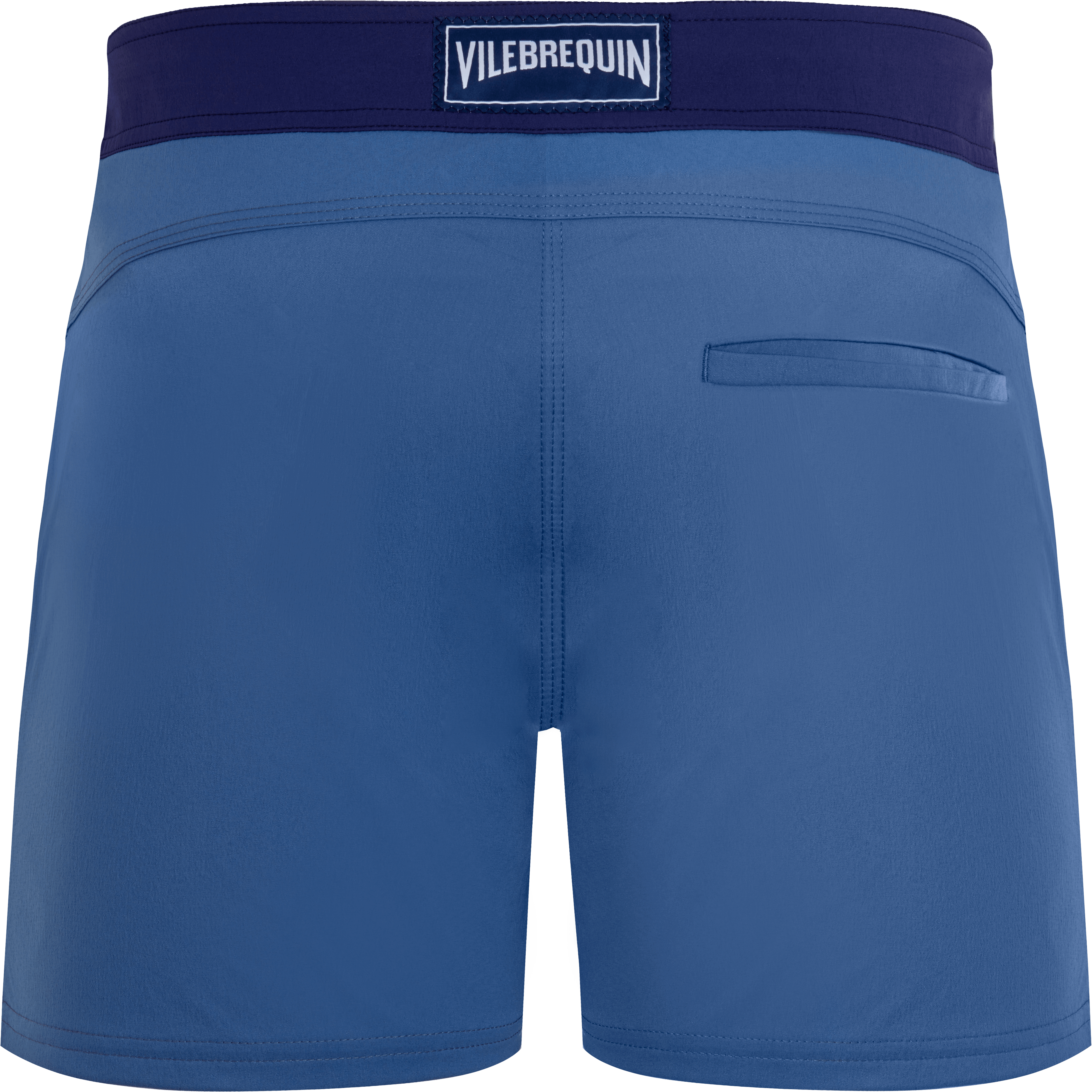 Maillot de bain Court Stretch Ceinture Plate Homme Color Block