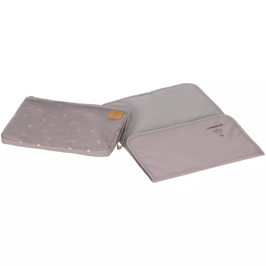 LÄSSIG Windeltasche Casual Changing Organizer Blocks taupe