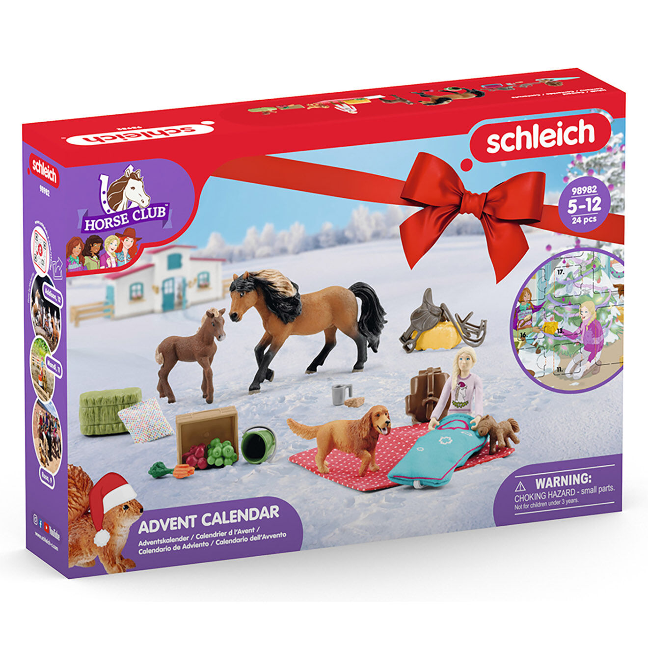 Schleich Calendrier de l'avent Horse Club Exclusif multicolore