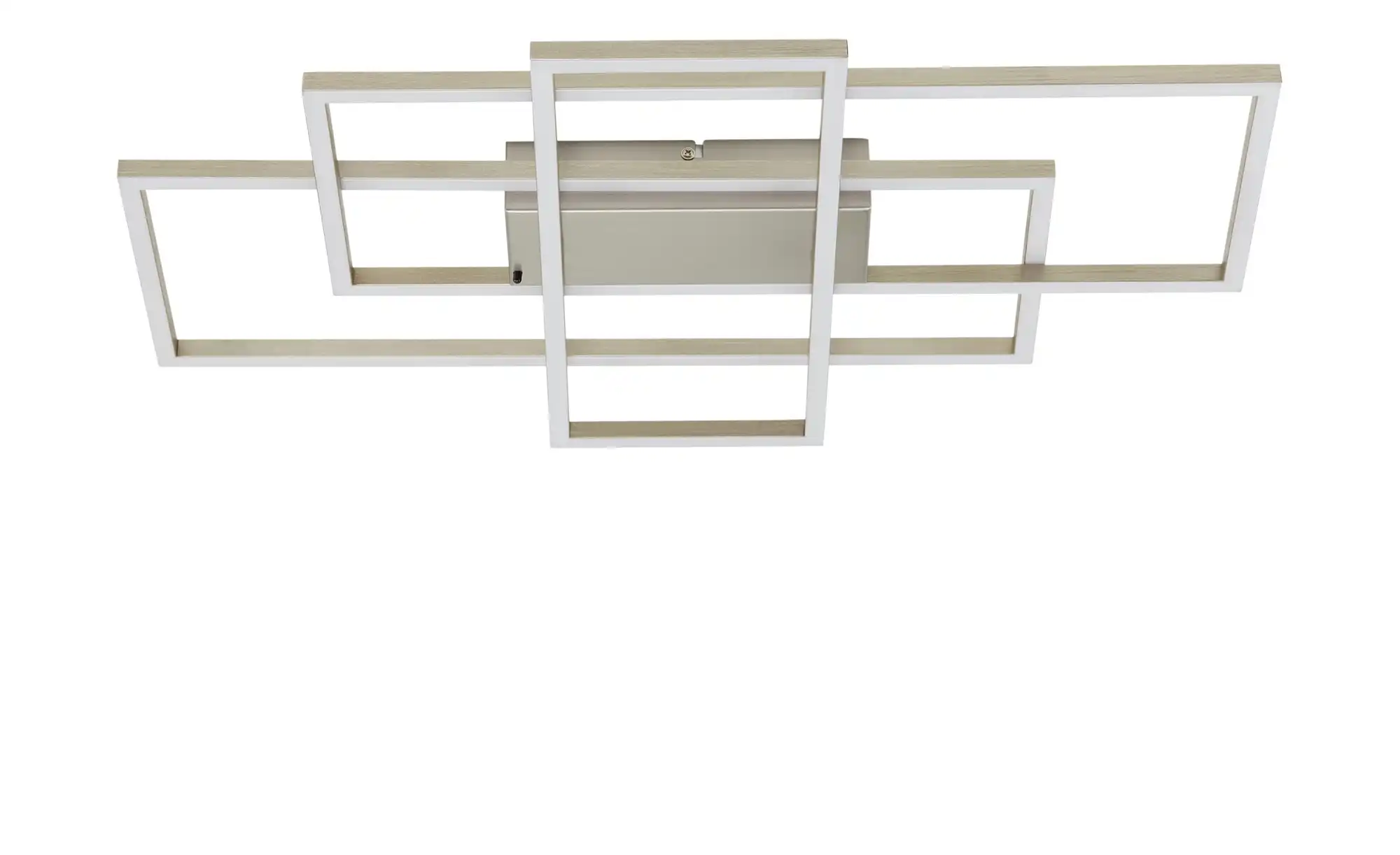 KHG LED-Deckenleuchte, 3-flammig, Aluminium gebürstet