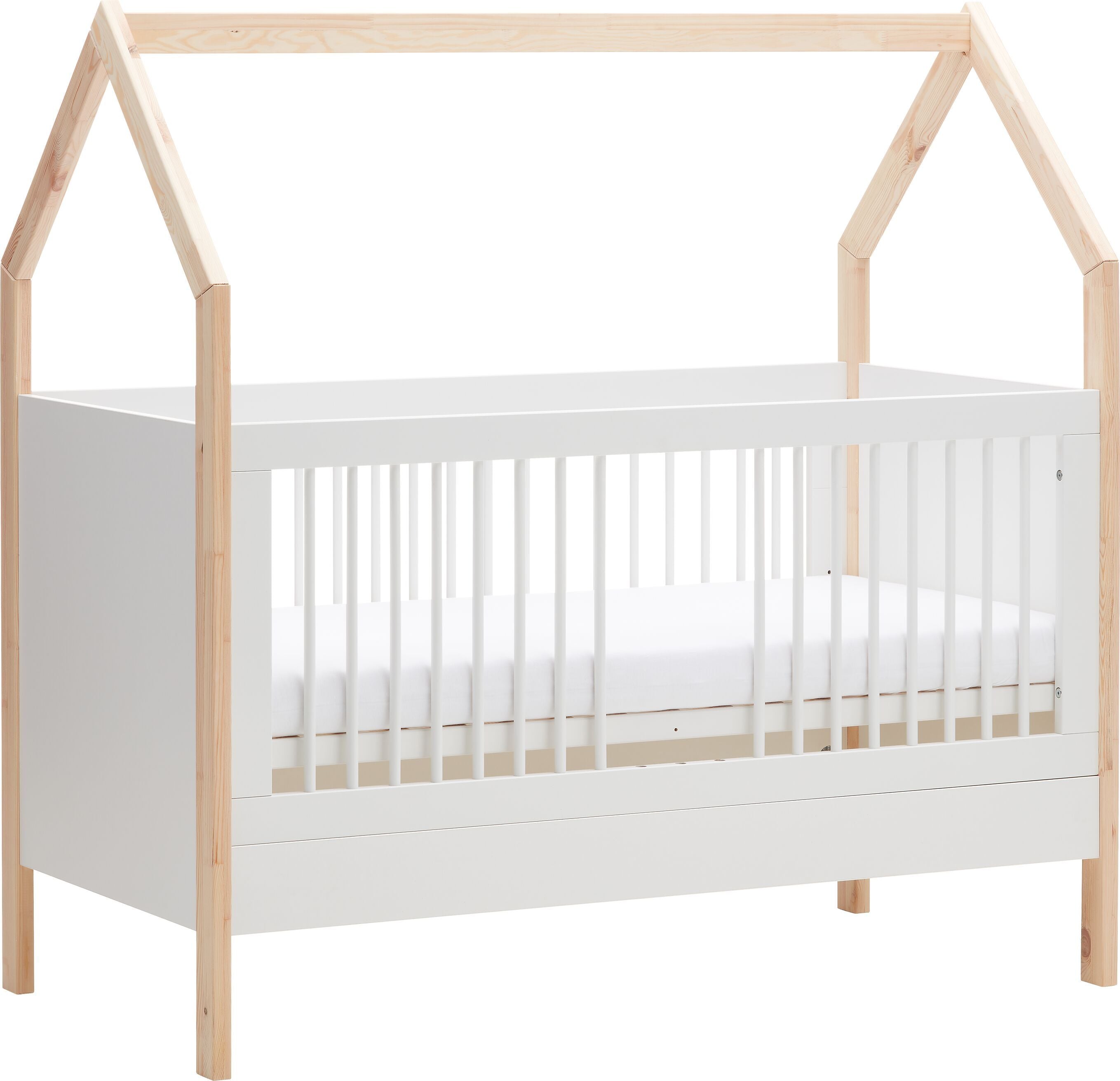 MIO Babybett - Weiss / B: 77.0 cm x T: 146.0 cm x H: 146.0 cm
