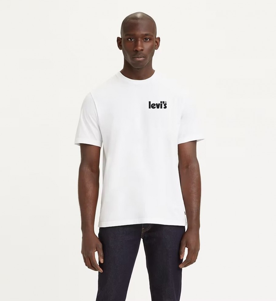 Camiseta branca Levi's de corte folgado