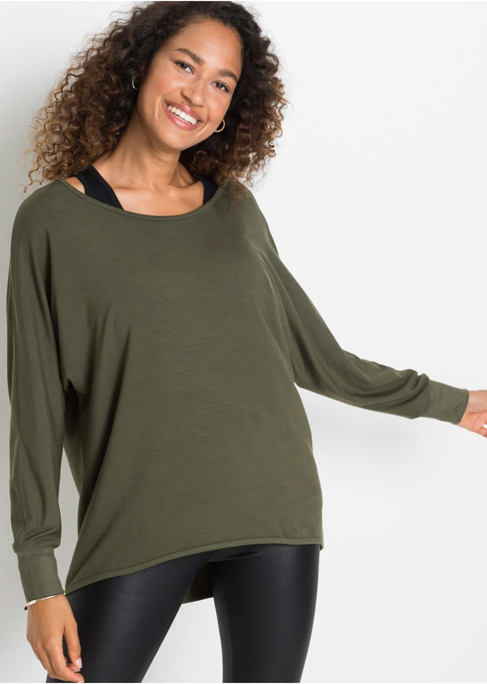T-shirt long et top (Ens. 2 pces.)