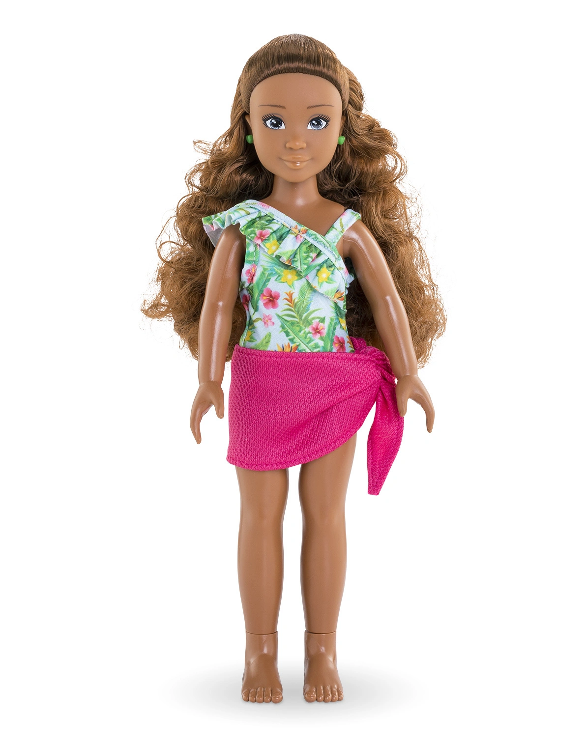 Ankleidepuppe MELODY BEACH SET (28cm) mit Zubehör