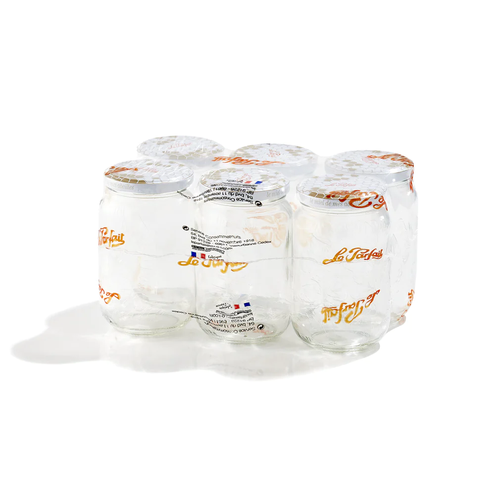 Pack de 6 pots à miel 385 ml Le Parfait