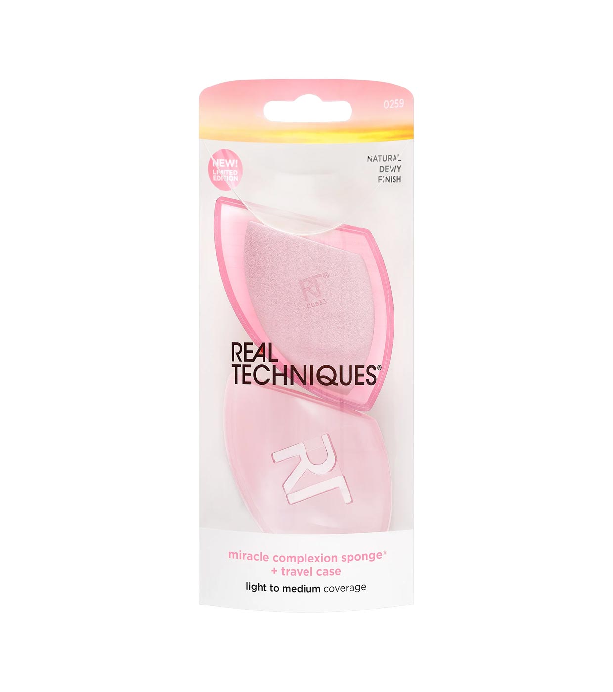 Real Techniques - *Sunrise To Sunset* - Esponja Miracle Complexion + maleta de viagem