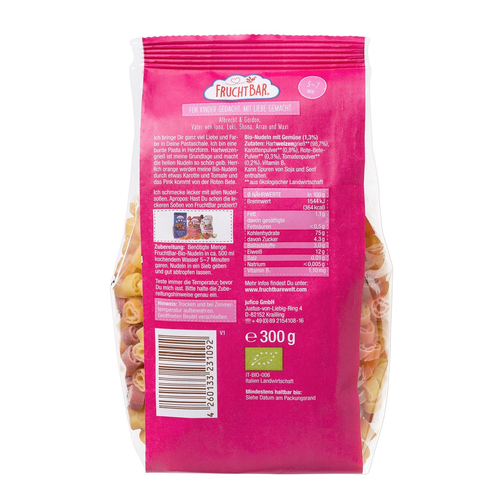 Fruchtbar Bio Herznudeln