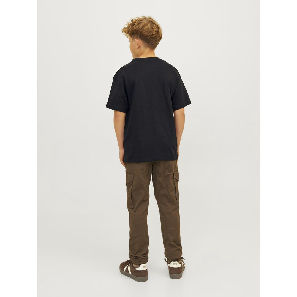 Køb Jack & Jones Junior Black Caleb Varsity T-Shirt O-Neck Noos