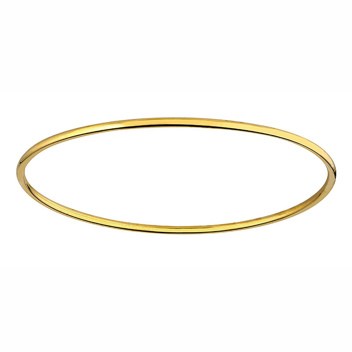 Bracelet jonc Brillaxis or 9 carats fil rond 2mm